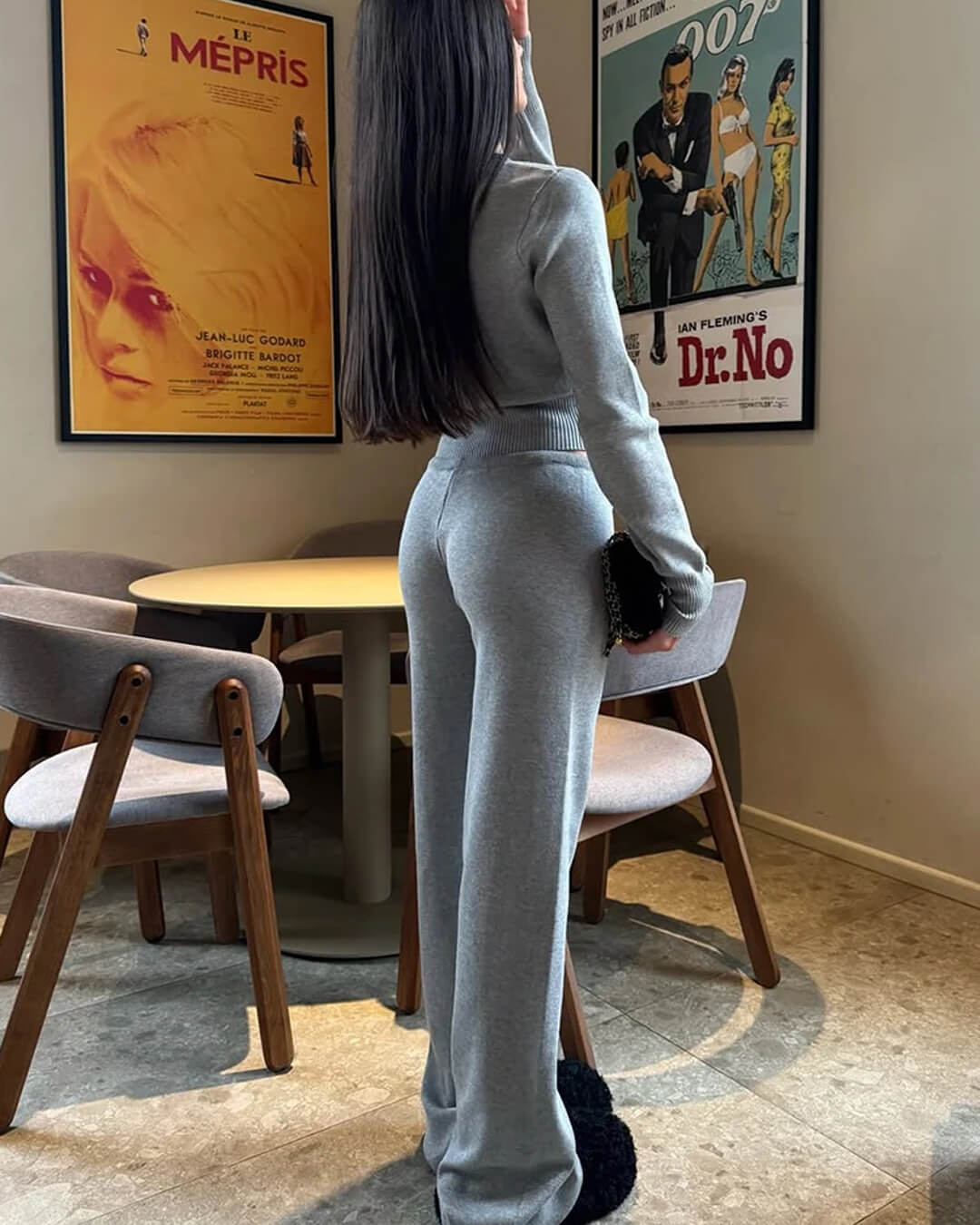 Jamilla Knit Cardigan Set | Women's Drawstring Pants Two-Piece