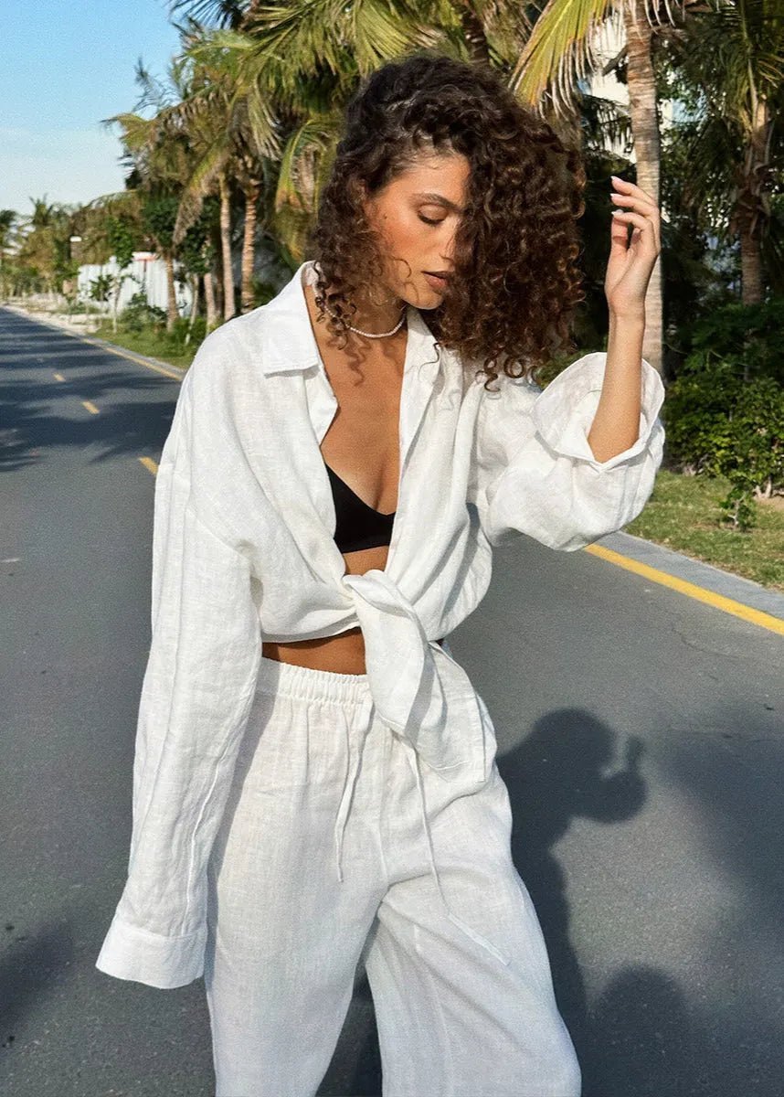 Sophia Shirt & Lounge Pants Set | Women's Two-Piece Loungewear