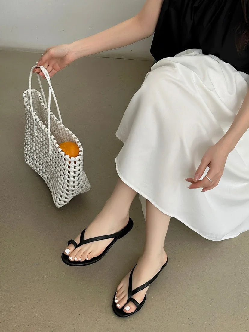 Soraya Clip-Toe Flat Slipper | Women's Slip-On Mule